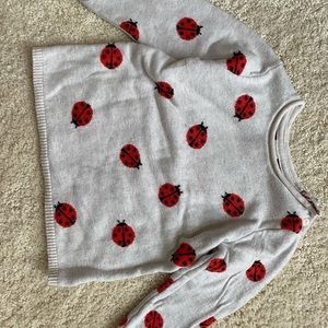 H&M ladybug sweater. Toddler 9-12 months